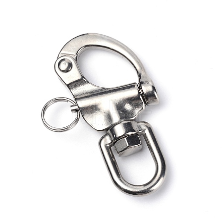 316 Stainless Swivel Eye Snap Shackle Quick Release Bail STAS-WH0025-17B-1