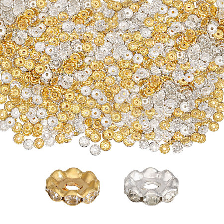 200Pcs 2 Colors Alloy Spacer Beads FIND-CA0011-29-1
