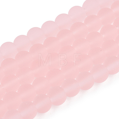 Transparent Glass Beads Strands GLAA-T032-T4mm-MD10-1