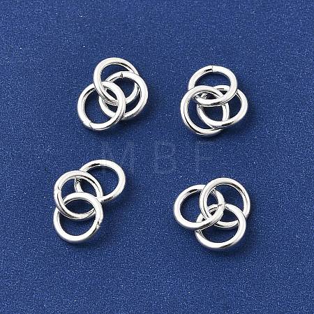 925 Sterling Silver Linking Rings STER-K188-04S-1