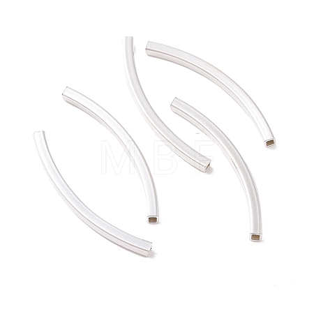925 Sterling Silver Tube Beads STER-D035-14S-1