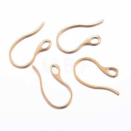 Ion Plating(IP) 304 Stainless Steel Earring Hooks STAS-H383-28G-1