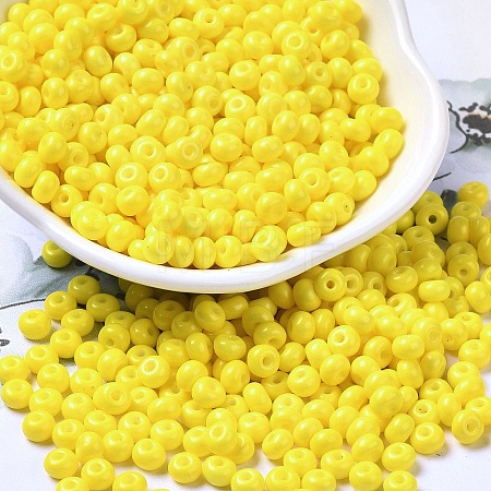 Baking Paint Glass Seed Beads SEED-B001-02A-03-1