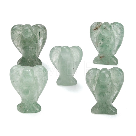 Natural Green Aventurine Gemstone Carved Angle Figurines GG-CBA8396-A11-1