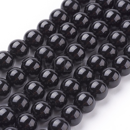 Natural Tourmaline Beads Strands G-G099-8mm-11-1