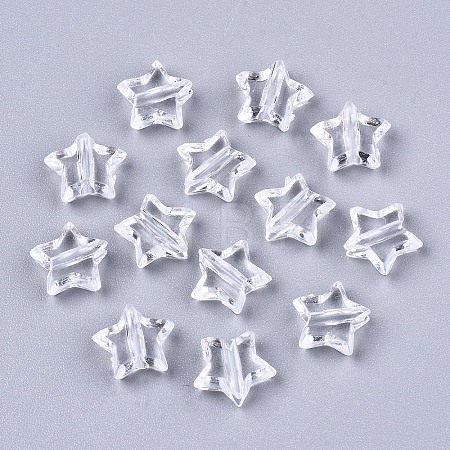 Transparent Acrylic Beads X-MACR-T036-12-1