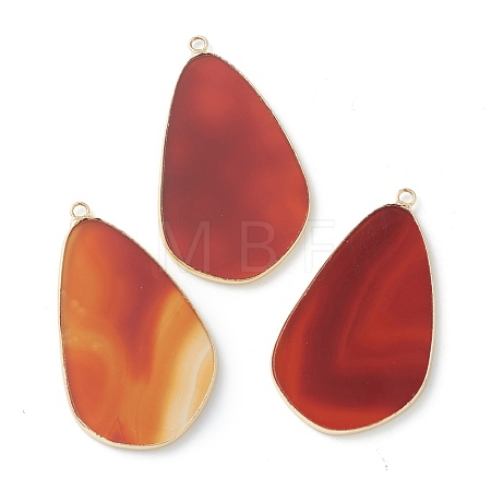 Natural Carnelian Pendants G-B009-08G-A-1
