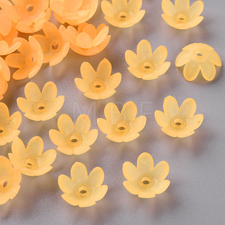 Frosted Acrylic Bead Caps MACR-S371-07A-719-1