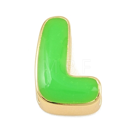 Brass Enamel Beads KK-CBA3FD6-08L-G-1