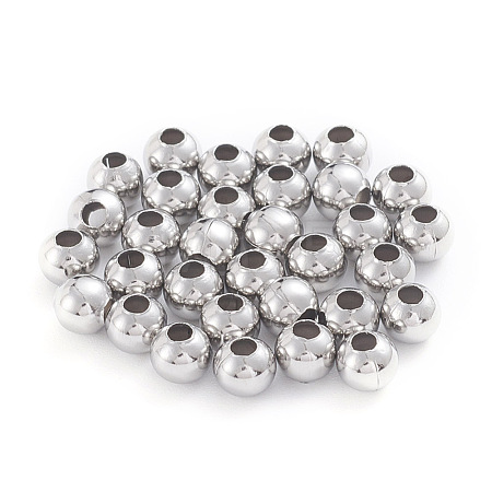 Tarnish Resistant 304 Stainless Steel Beads STAS-G230-P05-1