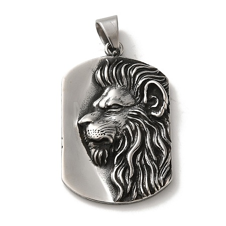 316L Surgical Stainless Steel Big Pendants STAS-H194-02AS-01-1