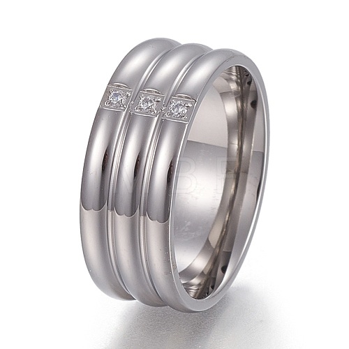 304 Stainless Steel Finger Rings RJEW-E155-01P-1