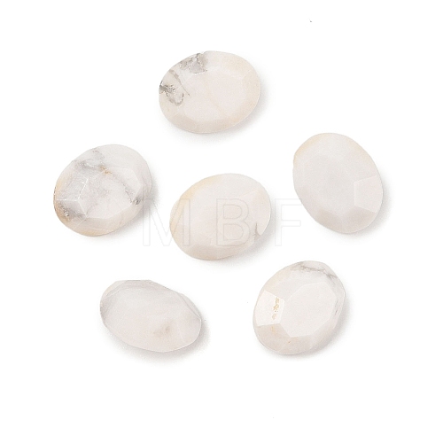 Natural Howlite Cabochons G-C146-02I-1