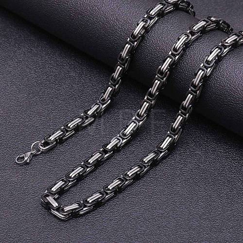 Titanium Steel Byzantine Chains Necklaces FS-WG56795-160-1