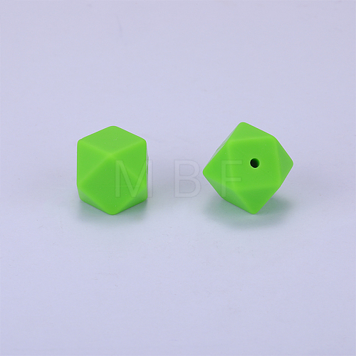 Hexagonal Silicone Beads SI-JX0020A-119-1