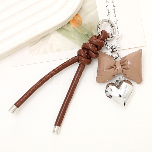 Imitation Leather Keychain PW-WGDD4EE-02-1