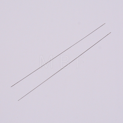 Steel Collapsible Big Eye Beading Needles TOOL-CJC0004-01P-1