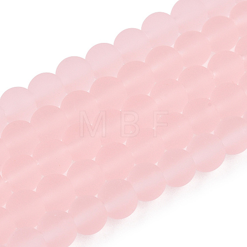 Transparent Glass Beads Strands GLAA-T032-T4mm-MD10-1