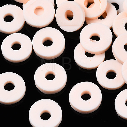 Handmade Polymer Clay Beads CLAY-R067-4.0mm-B48-1