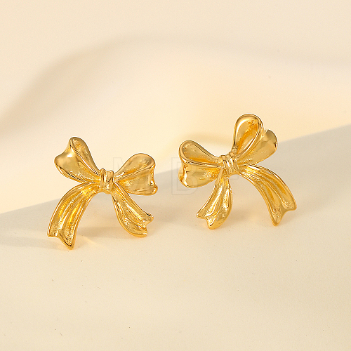 Elegant S925 Sterling Silver Butterfly Stud Earrings WT6691-1-1