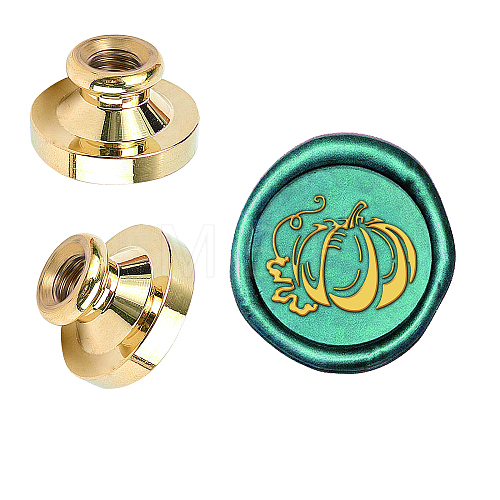 Wax Seal Brass Stamp Head AJEW-WH0209-404-1