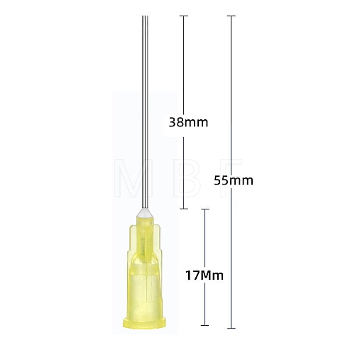 Plastic & Stainless Steel Fluid Precision Blunt Needle Dispense Tips TOOL-WH0053-49F-1