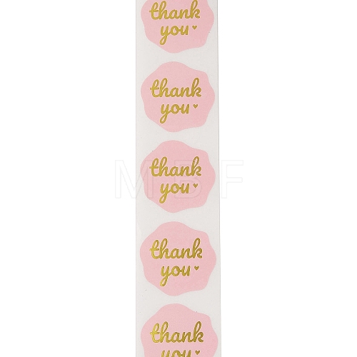 Thank You Stickers Round Labels for Envelope Greeting Cards DIY-R084-06C-1