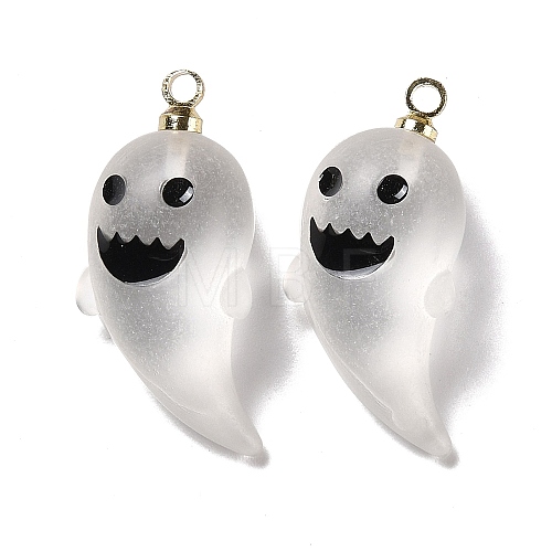 Halloween Transparent Resin Pendant X-RESI-B010-05B-1