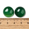 Natural Green Onyx Agate Cabochons G-E492-B-16-3