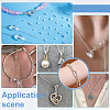 925 Sterling Silver Spring Gate Rings & Tube Bails & Lobster Claw Clasp & Open Jump Rings & Spacer Beads & Crimp Bead Cover FIND-PH0028-32-5