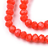 Opaque Solid Color Imitation Jade Glass Beads Strands EGLA-A044-P6mm-D03-3