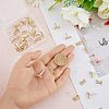 40Pcs Alloy Stud Earring Findings FIND-FH0005-80-3