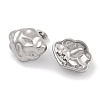 Non-Tarnish Ion Plating(IP) 304 Stainless Steel Stud Earrings EJEW-H013-33P-2