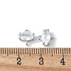 Brass Pave Cubic Zirconia Connector Charms KK-F892-53P-12-3