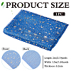 2M Star Pattern Polyester Gold Stamping Fabric AJEW-WH0061-035D-2