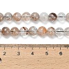 Natural Copper Rutilated Quartz Beads Strands G-L642-B07-6mm-5