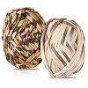 2 Skeins 2 Styles Polyester Cloth Yarn OCOR-TA0003-72-1