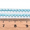 Iron Rhinestone Cup Chains CH-T006-05B-03-3