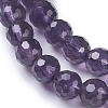 Natural Amethyst Beads Strands G-E524-02-6mm-3
