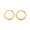Ion Plating(IP) 304 Stainless Steel Huggie Hoop Earrings X-EJEW-F111A-14mm-G-2