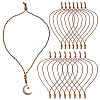 Adjustable Waxed Polyester Cord Necklace Making NJEW-TAC0028-1