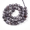 Dyed Natural White Jade Beads Strands G-T139-8mm-46C-3