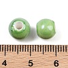 Glazed Porcelain Round Beads PORC-S489-8mm-09-2