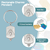 18Pcs 3 Colors 201 Stainless Steel Pendants STAS-DC0013-46-4