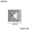 304 Stainless Steel European Beads OY013-1G-2