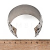 Hammered Brass Enamel Cuff Bangles BJEW-A163-05P-5