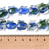 Inner Flower Handmade Lampwork Beads Strands LA-CBA3F7A-01D-4