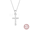 925 Sterling Silver Textured Pendants SE-CBA9BBC-04P-2