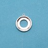 Brass Pendant Cabochon Settings KK-TAC0014-04A-S-2