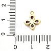 304 Stainless Steel Micro Pave Cubic Zirconia Pendants LS-STAS-U042-06G-02-3